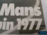 a picture of a poster of a man on a tennis court