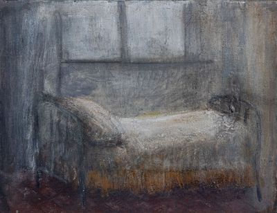 Hervé THIBAULT (né en 1944) Le lit - Photo 1