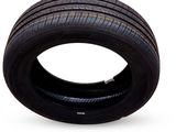 a close up of a tire on a white background