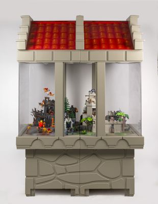 deux Lego placés l'un en face de l'autre