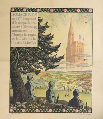 an old book with a picture of a castle in the background