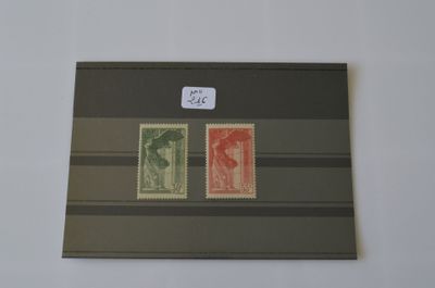 Timbres de France N°354/355, neufs sans charnières, cote 420…