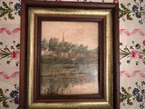 a picture of a painting hanging on the wall
