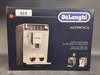 packaging of delonghi automatica coffee machine in box