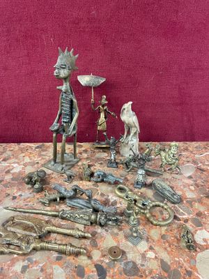 a lot of different items that are sitting on a table