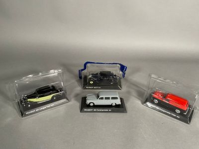 Ensemble de 4 miniatures 1/43ème :