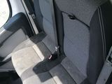 two seats in the back of a car that are empty