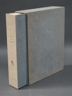 le livre est ouvert et posé sur une surface grise