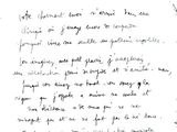 an old handwritten letter from a man who is writing on a piece of paper