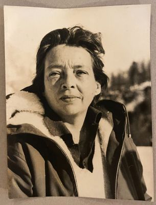 Marc Foucault. Marguerite Duras vers 1960.