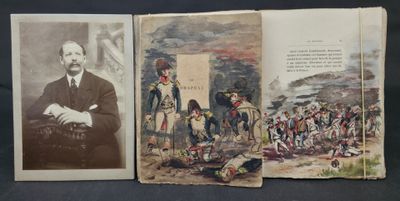 two old photos of a man in a suit and a picture of a man in a uniform
