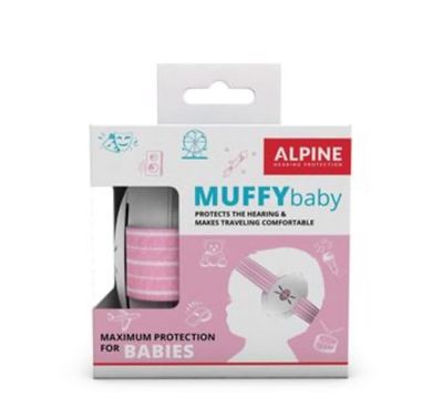 Protection auditive Alpine Muffy Bébé Rose, vendu en lot