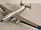 a model of an airplane that is on a table