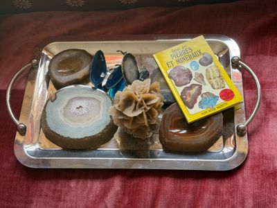 Lot pierres et minéraux