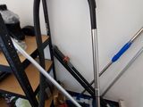 two vacuums that are sitting next to each other on the floor