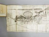 an old map of the island of new york with a map of the island