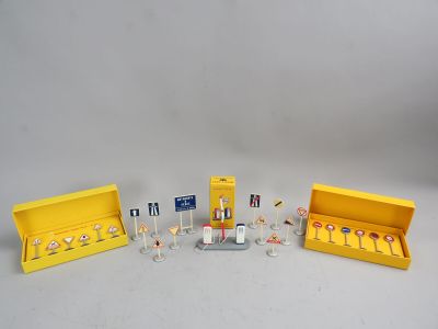 a lot of different items that are in a yellow box