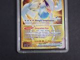 an image of a pokemon trading card with a blue and yellow design