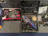 many tools that are sitting on the floor next to each other