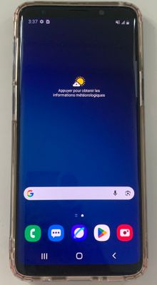 Samsung Galaxy S9, 64Go, vitre arrière fissurée sinon bon ét…
