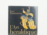 the cover of the book l ' art herladtiqueque au moyen age by michel fastoureau