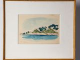 a picture of a painting hanging on a wall