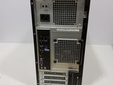 a close up of a computer tower on a white surface