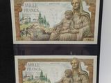 two pieces of paper with a picture of a woman and child on them