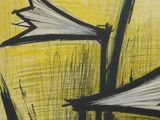an image of a painting of a yellow and black flower