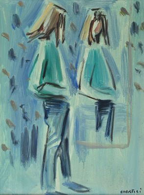 Alfonso AMORELLI (1898-1969) Lo Speccio [Le miroir]