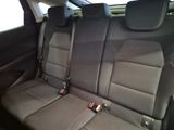 the back seats of a car are black in color
