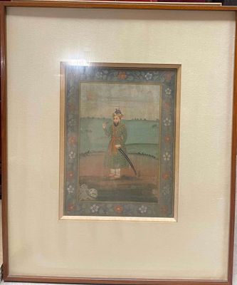 a picture of a picture of a man with a sword