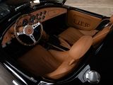 an image of a black and tan car with a steering