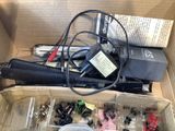 a box full of assorted electrical components in it