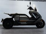 a motorcycle with a side car parked in a room