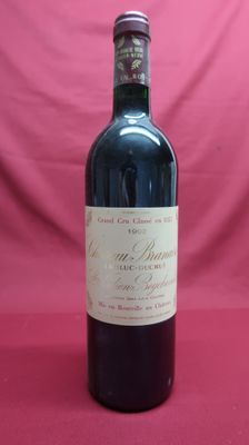 a bottle of wine that is sitting on a table
