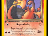 an image of a pokemon card with a picture of a dragon