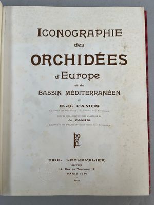 la couverture d'un livre illustrée d'une orchidée d'Europe