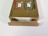 a box with a picture on it sitting on a table