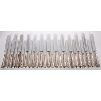 ENSEMBLE DE 13 GRANDS COUTEAUX et 12 COUTEAUX A FROMAGE en m… - Photo 1