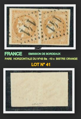 lot 411 - france - paris - exposition de bodeaux - lot ' n 41