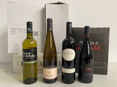 Ensemble De Bouteilles De Vin Rouge Et Blanc Comprena Interencheres Com