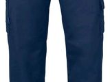 pantalon cargo bleu marine pour homme, avec poches et fermetures éclair