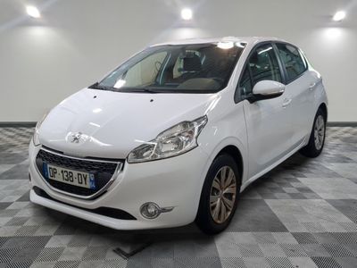 a picture of a white car parked in a garage