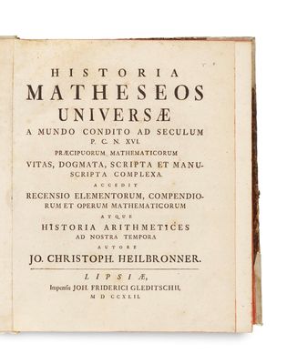an old book with a black and white title on it