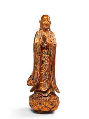 une image représentant la statue d'une personne sur fond blanc