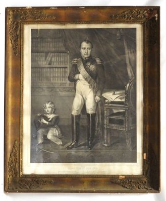 an old picture of a man in uniform standing next to a cat