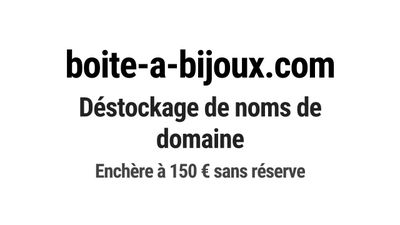 Nom de domaine boite-a-bijoux.com.