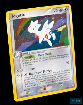 une photo d'une carte sur laquelle figure une licorne