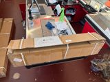 a large box on a table in a factory